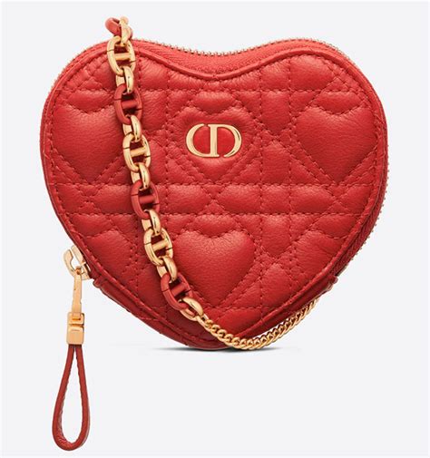 dior heart pouch